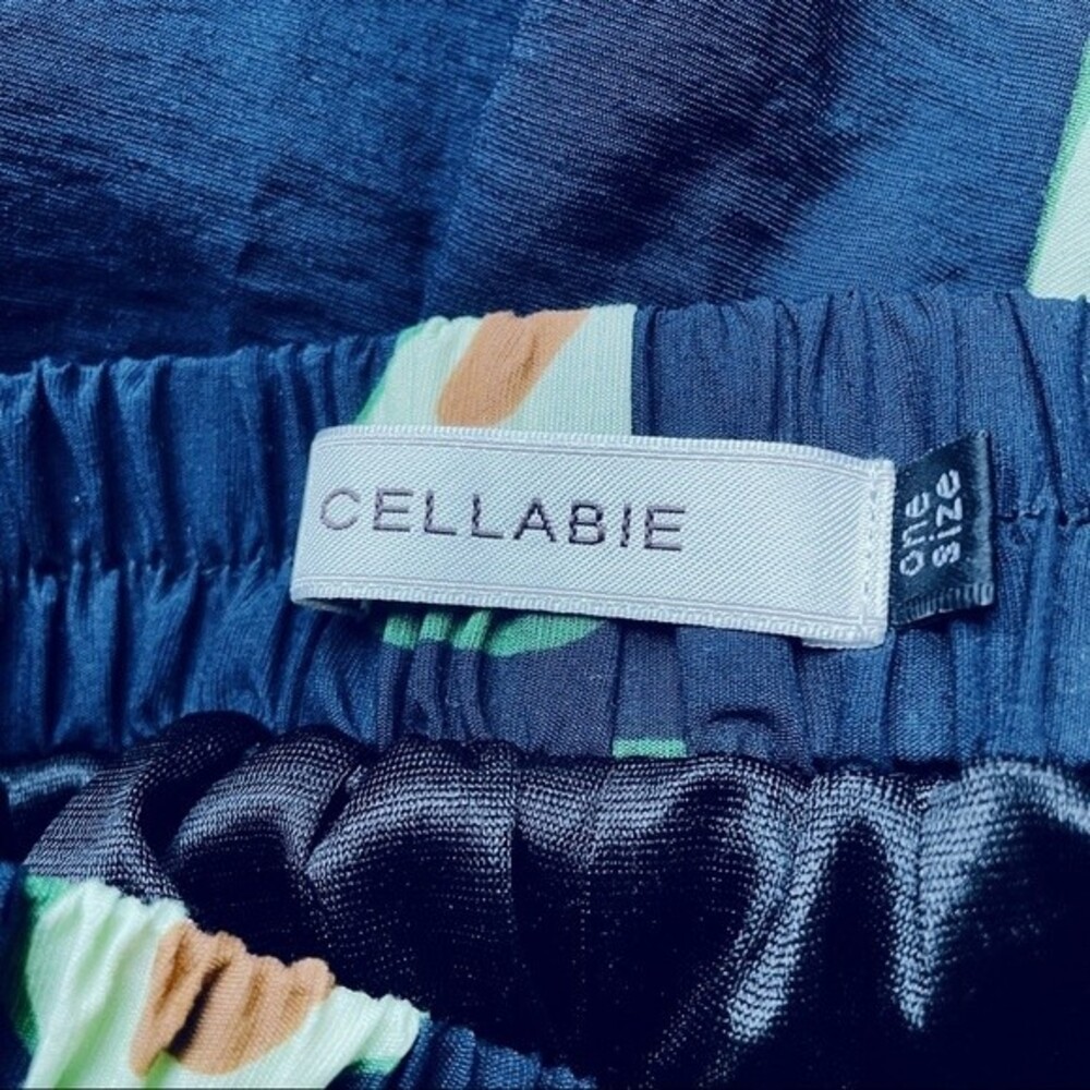 Cellabie Skirt Smiling Avocado Print Midi Novelty Skirt Navy Blue XXS One Size - Picture 7 of 11